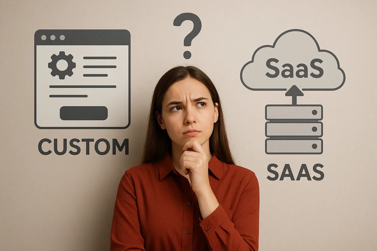 Software Personalizado vs SaaS para Empresas: Guía de Decisión 2025